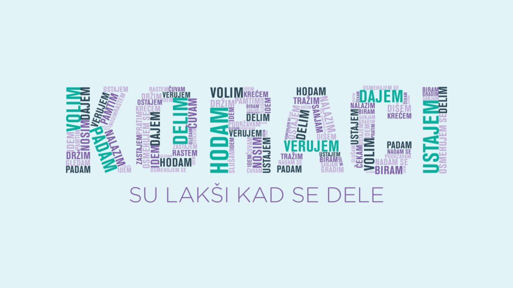 KORACI SU LAKŠI KAD SE DELE